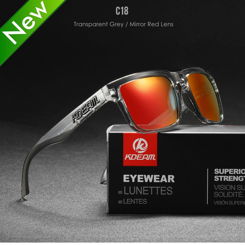 FS Bold Collection Shades | Translucent Grey | Mirror Red Lens | Polarized Sunglasses | Sunglasses | Polarized Sunglasses | Glasses | Shades | Funky Sunglasses | Cheap Sunglasses | Cheap Polarized Sunglasses | Funky Shades | Funky Shadez